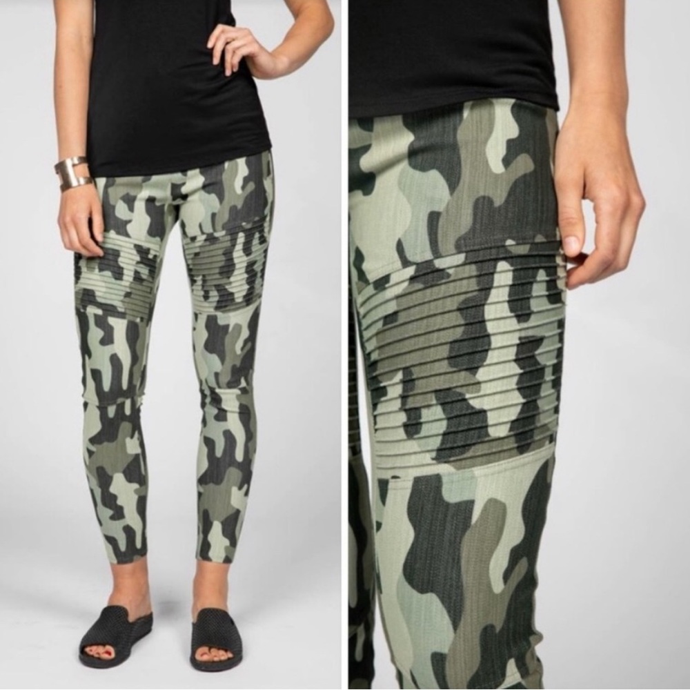 Agnes & Dora Moto Jegging Camo XS